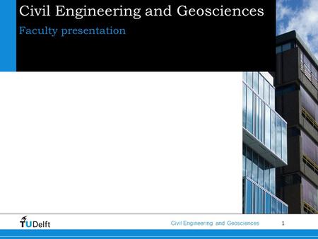 Civil Engineering and Geosciences