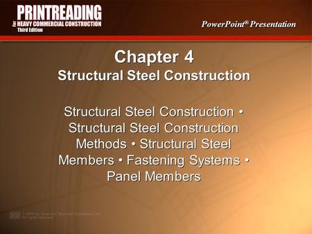 Structural Steel Construction