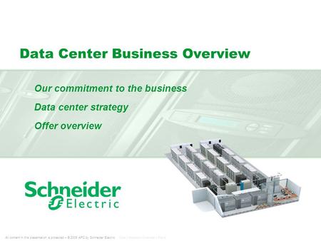 Data Center Business Overview