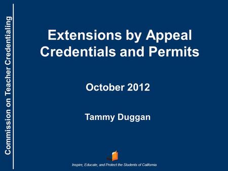 Extensions by Appeal Credentials and Permits