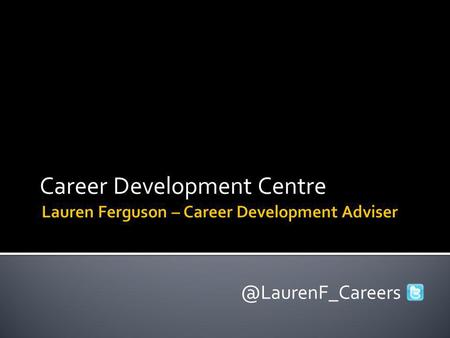Career Development I have definite career plans and know how to achieve them I have some ideas but am not sure what to do next.