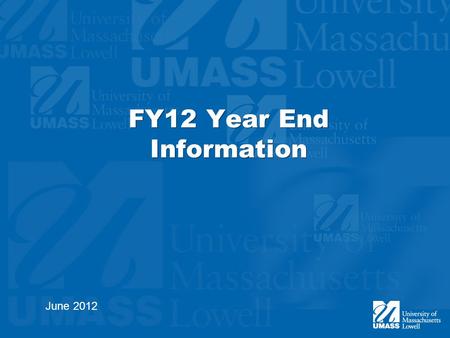 FY12 Year End Information June 2012. Deadline Dates Requisitions (all funding sources)Tuesday, June 26 Invoices –FY12 ProperTuesday, June 26 –FY12 Accrued.