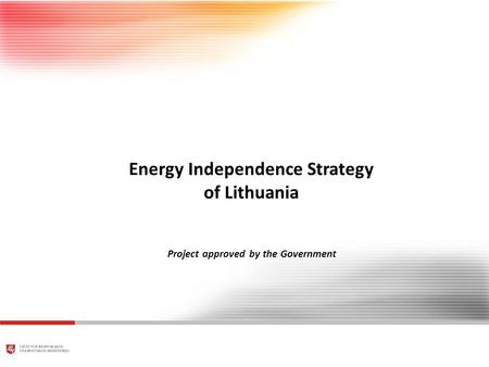 WORKING DRAFT Last Modified 8/13/2010 4:05:09 PM Central Europe Standard Time Printed 13.08.2010 14:22:48 Central Europe Standard Time Energy Independence.