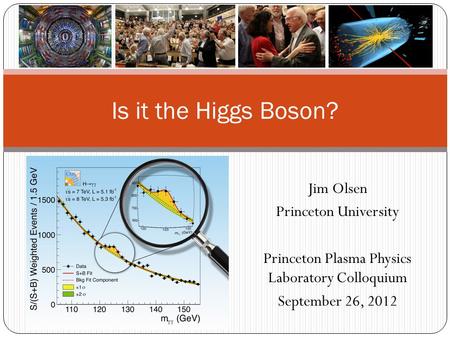 Princeton Plasma Physics Laboratory Colloquium