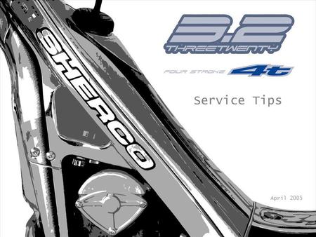 Service Tips April 2005. COOLING SYSTEM To check and/or fill the cooling system it is necessary to remove the rear fender, the fuel tank (photo 1) and.
