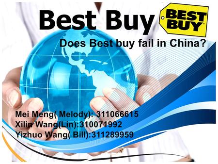 Does Best buy fail in China?