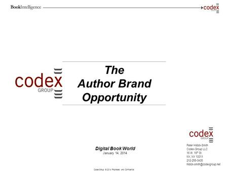 The Author Brand Opportunity