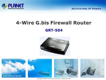4-Wire G.bis Firewall Router