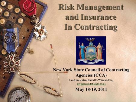 Risk Management and Insurance In Contracting