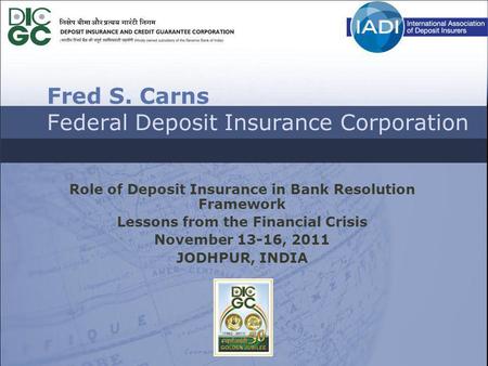 Fred S. Carns Federal Deposit Insurance Corporation