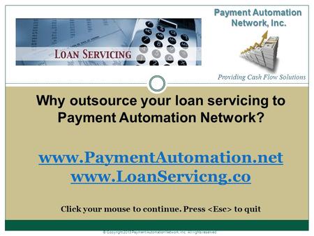 Payment Automation Network, Inc.