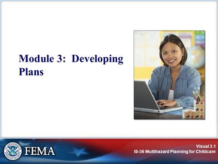 Module 3: Developing Plans