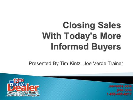 Closing Sales With Today’s More Informed Buyers