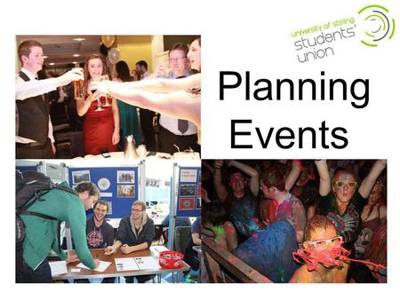 Planning Events. The Point. Explore the type of events that you can organise Develop understanding of how to plan an event Understand resources required.
