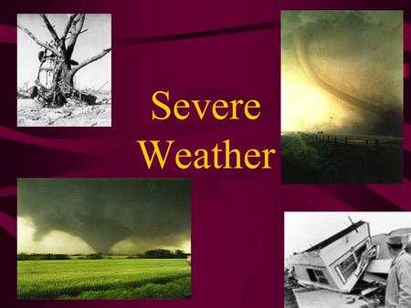 Severe Weather. MLC Severe Weather WATCH: This announcement means that conditions in the area are favorable for a inclement weather. –Once a watch has.