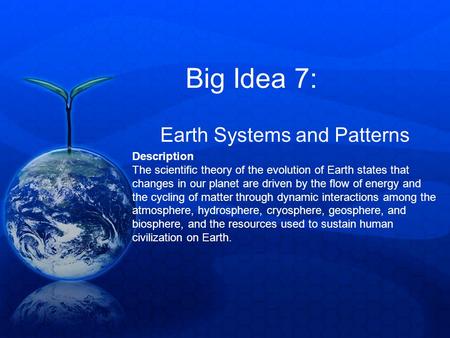 Earth Systems and Patterns