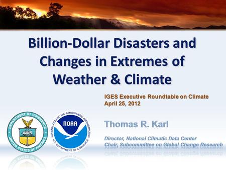 IGES Executive Roundtable on Climate April 25, 2012.
