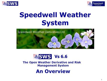 Speedwell Weather System