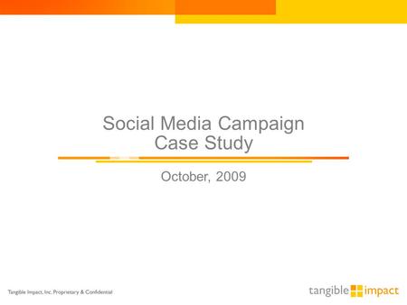 Social Media Campaign Case Study October, 2009. Overview Gannett Digital, the online arm of Gannett, manages a portfolio of interactive properties, from.