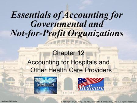Accounting for Hospitals and Other Health Care Providers
