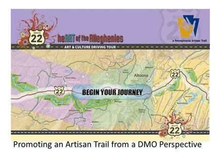 Promoting an Artisan Trail from a DMO Perspective.
