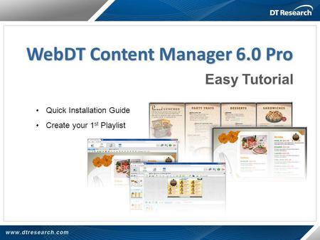 WebDT Content Manager 6.0 Pro