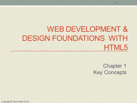 Web Development & Design Foundations with HTML5