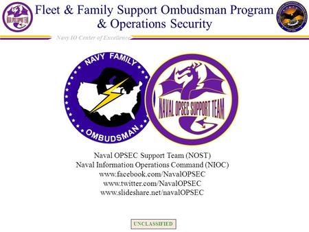 Fleet & Family Support Ombudsman Program & Operations Security
