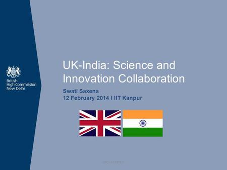UK-India: Science and Innovation Collaboration