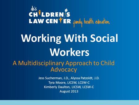 Working With Social Workers