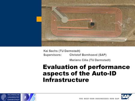 Evaluation of performance aspects of the Auto-ID Infrastructure