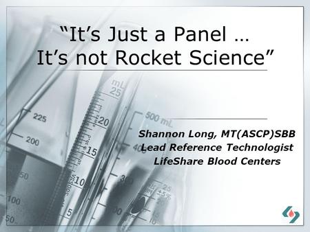 “It’s Just a Panel … It’s not Rocket Science”