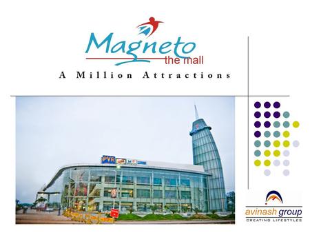 Mall Synopsis Central Indias first million sqft Mall Magneto gives an enthralling international ambience with architecture done by fame Arch Hafeez.
