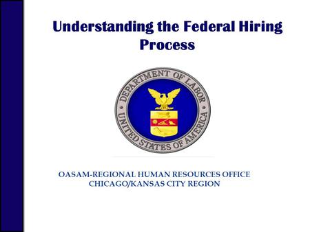 Understanding the Federal Hiring Process