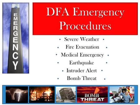 DFA Emergency Procedures