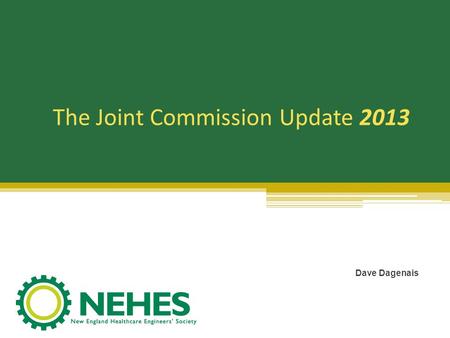 The Joint Commission Update 2013