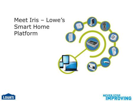 Meet Iris – Lowe’s Smart Home Platform