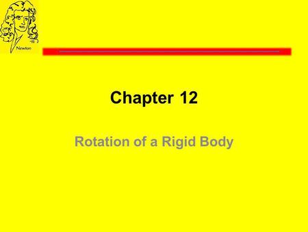 Rotation of a Rigid Body