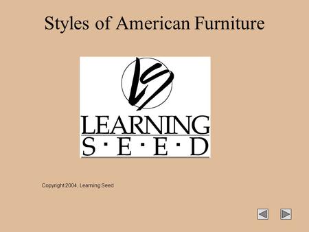 Styles of American Furniture
