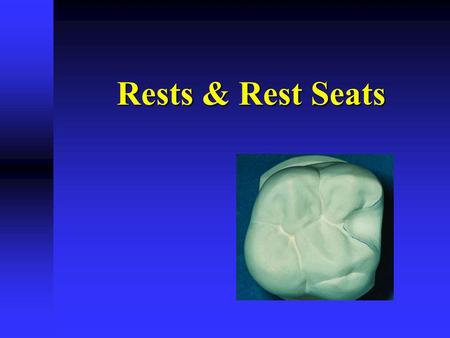Rests & Rest Seats.