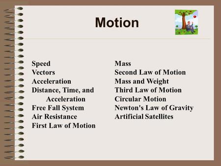 Motion Speed Vectors Acceleration