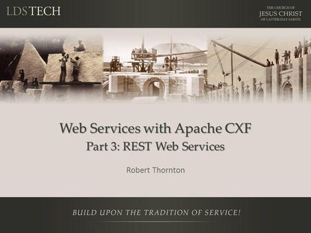 Web Services with Apache CXF