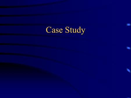 Case Study. Patient AH 51-year-old male patient family history of hyperlipidemia status post myocardial infarction x 2 (1995,1997) Coronary artery bypass.