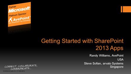 Getting Started with SharePoint 2013 Apps