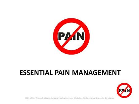 ESSENTIAL PAIN MANAGEMENT