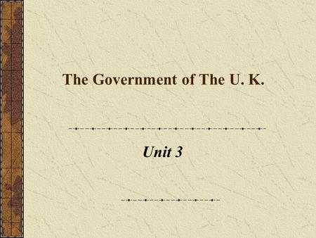 The Government of The U. K.