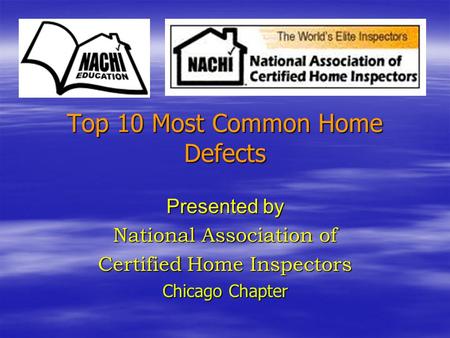 Top 10 Most Common Home Defects