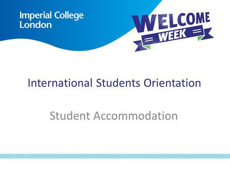International Students Orientation