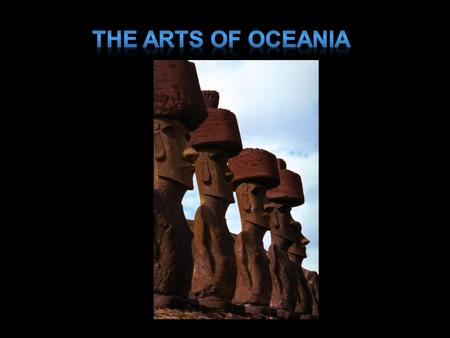The Arts of Oceania.