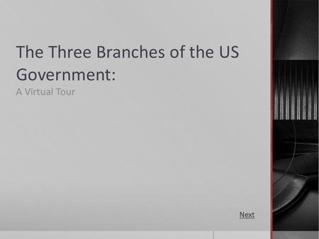 The Three Branches of the US Government: